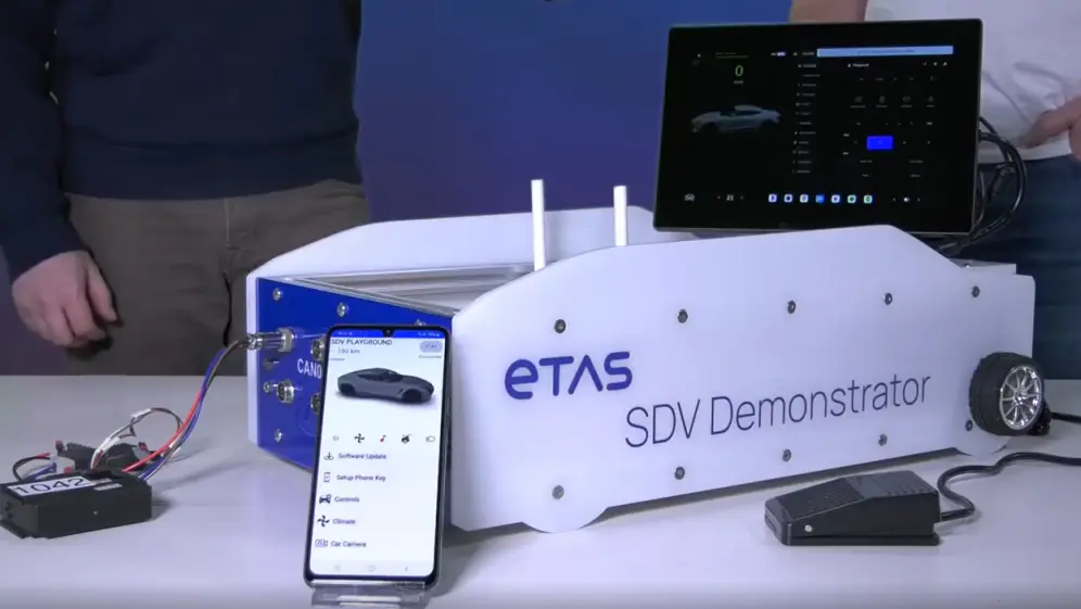 Test Rack Etas ETAS: SDV-Demonstrator als End-to-End-Lösung - AEEmobility